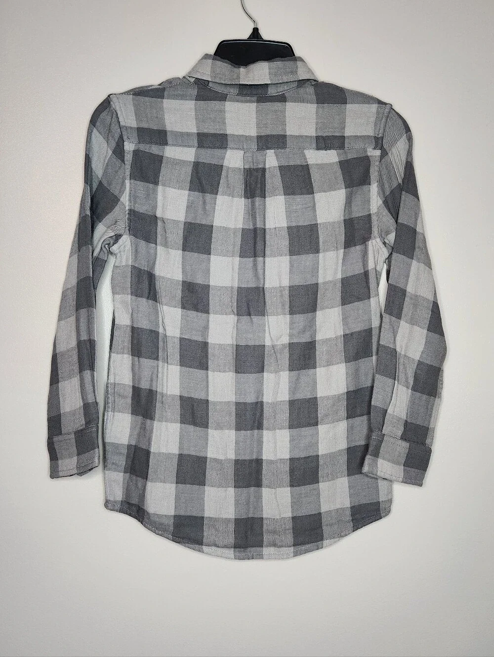 Big Boys Vineyard Vines Double Checkered Whale Button-up Shirt Size Small